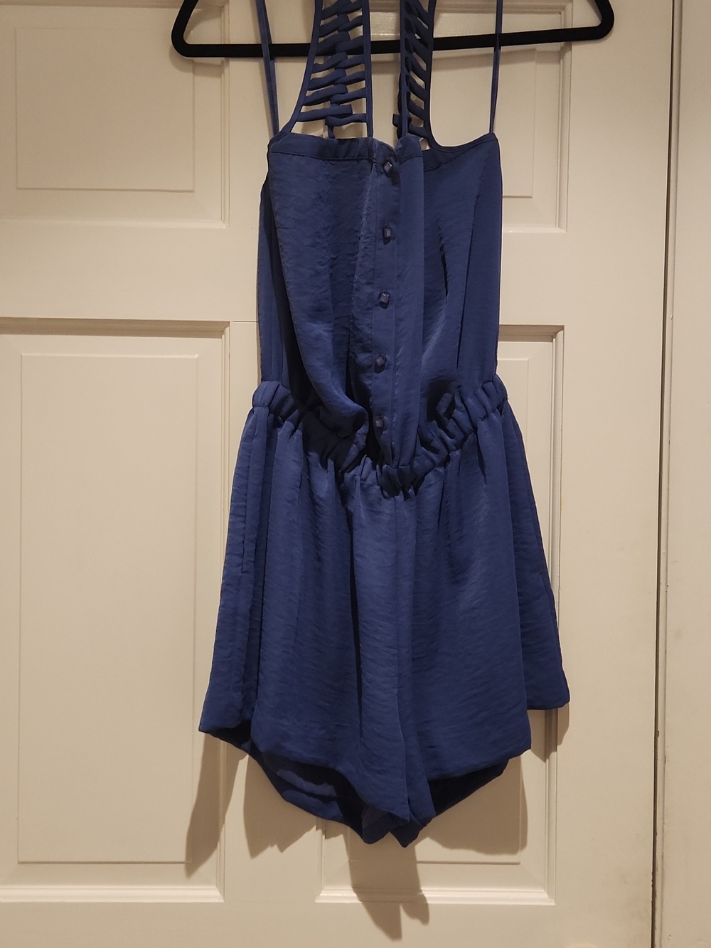 NWT BCBGeneration Indigo Halter Romper Women's M